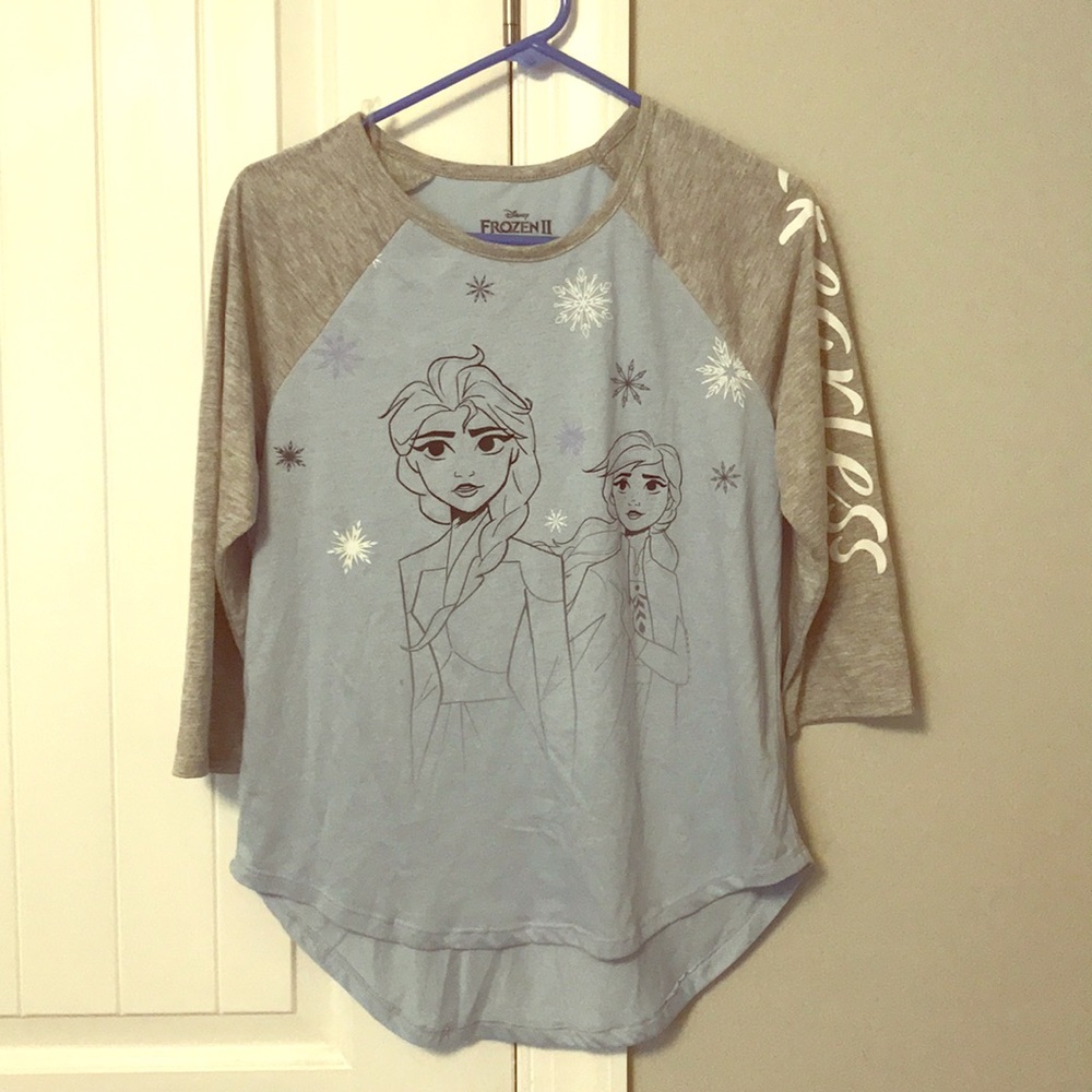 Frozen 2  shirt it also says fearless on sleeve